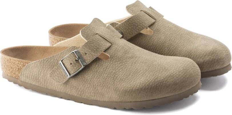 Birkenstock Boston Clogs Beige Heren