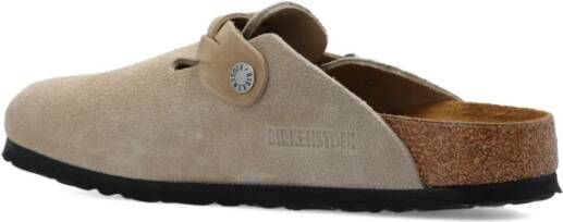 Birkenstock Boston Gevlochten sandalen Beige Dames