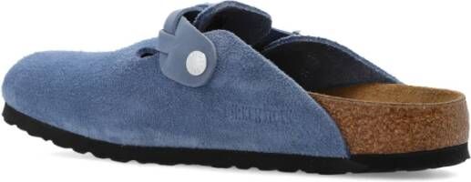 Birkenstock Boston Gevlochten slides Blue Dames