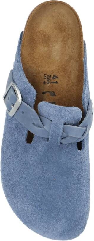 Birkenstock Boston Gevlochten slides Blue Dames