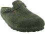 Birkenstock Sandalen Boston Suede Leather Narrow Thyme - Thumbnail 7