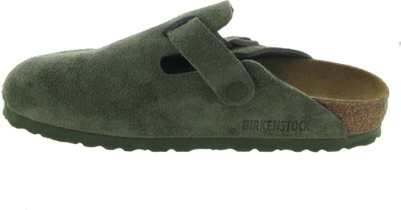 Birkenstock Boston Heren Sandalen Green Heren