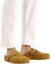 Birkenstock Bruine Corduroy Sandalen Leer Instapper Brown Unisex - Thumbnail 12
