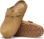 Birkenstock Bruine Corduroy Sandalen Leer Instapper Brown Unisex - Thumbnail 14
