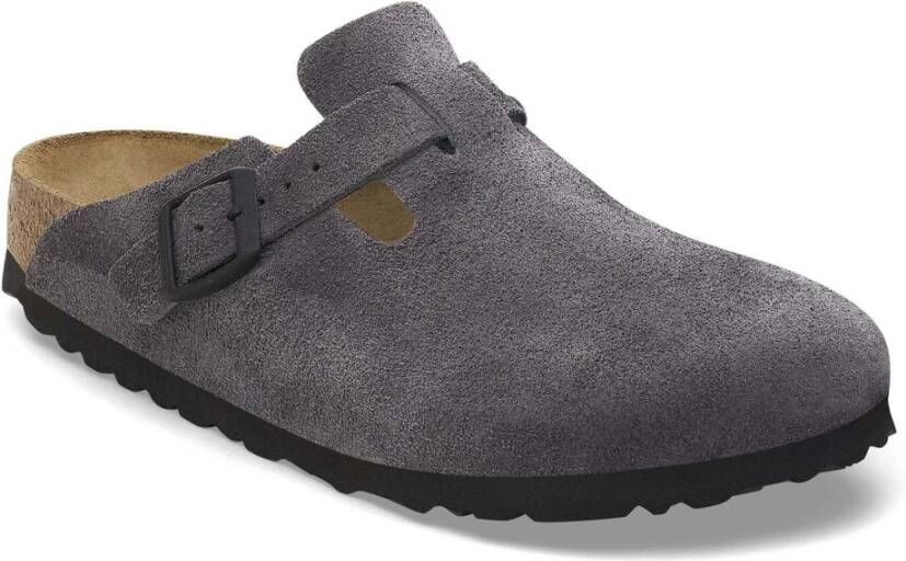 Birkenstock Boston Clogs Gray Heren