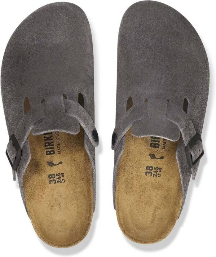 Birkenstock Boston Clogs Gray Heren
