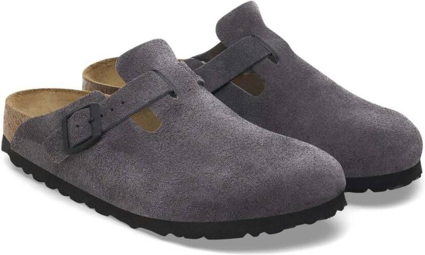 Birkenstock Boston Clogs Gray Heren