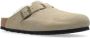 Birkenstock BOSTON SHEARLING SUEDE LEATHER Dames pantoffelsHeren pantoffels Taupe - Thumbnail 6