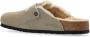 Birkenstock BOSTON SHEARLING SUEDE LEATHER Dames pantoffelsHeren pantoffels Taupe - Thumbnail 7