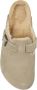 Birkenstock BOSTON SHEARLING SUEDE LEATHER Dames pantoffelsHeren pantoffels Taupe - Thumbnail 8