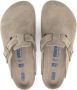 Birkenstock Boston Soft Footbed Sandalen Beige Dames - Thumbnail 3