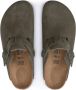 Birkenstock Sandalen Boston Suede Leather Narrow Thyme - Thumbnail 11