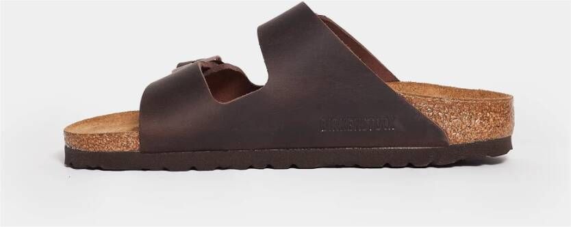 Birkenstock Leren Arizona Sandalen Brown Heren
