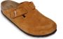 Birkenstock Bruin Leren Boston Pantoffels met Lage Zool Brown - Thumbnail 3