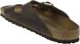 Birkenstock Bruin Leren Sandaal met Metalen Gesp Brown Heren - Thumbnail 3