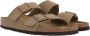 Birkenstock Bruine Anatomische Zool Sandaal Brown Heren - Thumbnail 2