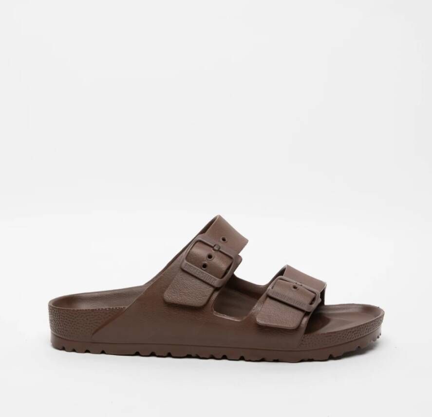 Birkenstock Bruine Dubbele Band Sandalen Brown Unisex