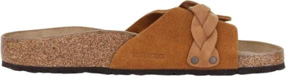 Birkenstock Bruine Gevlochten Sandalen Brown Dames