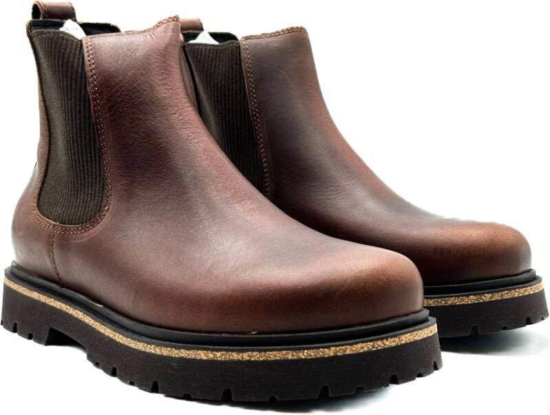 Birkenstock Bruine Laarzen Tronchetto Stijl Brown Dames