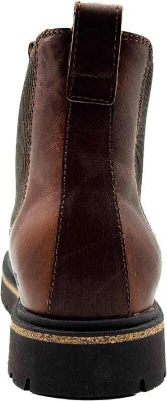 Birkenstock Bruine Laarzen Tronchetto Stijl Brown Dames