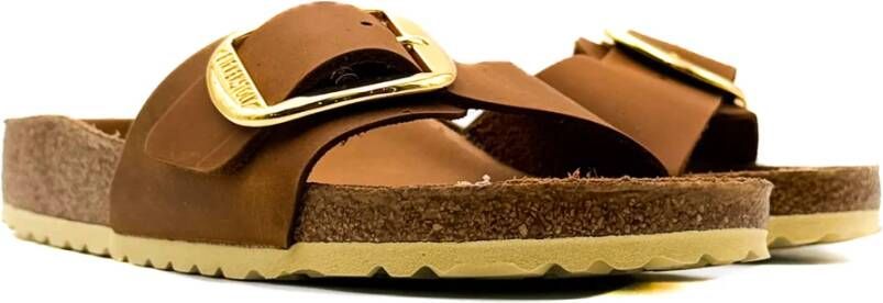 Birkenstock Leren Sandalen Madrid Style Brown Dames