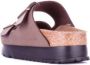 Birkenstock Bruine Logo Zijgesp Sandalen Brown Dames - Thumbnail 14
