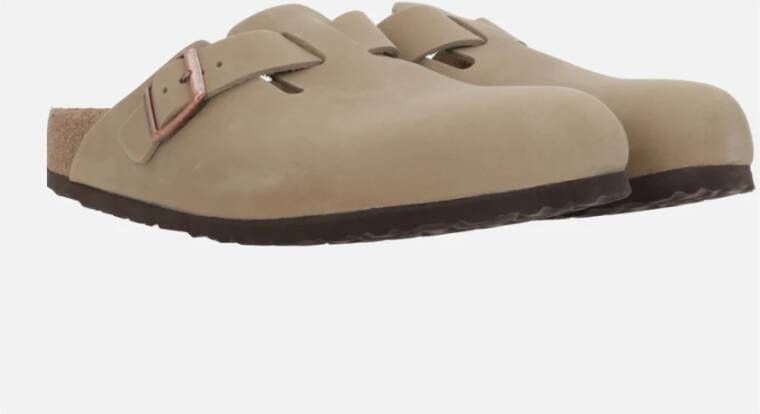 Birkenstock Bruine Nubuck Muiltje Sandalen Brown Dames