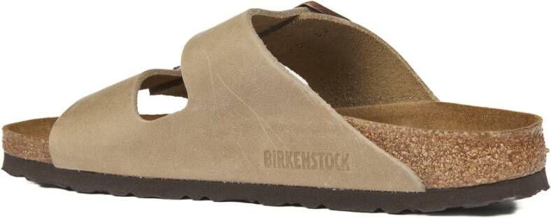 Birkenstock Bruine Platte Sandalen Arizona Model Brown Heren