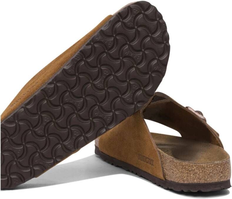 Birkenstock Bruine Sandalen met Verstelbare Banden