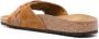 Birkenstock Gevlochten Suède Leren Flip Flops Brown Dames - Thumbnail 15