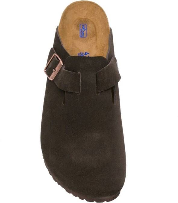 Birkenstock Bruine Suède Instap Sandalen Brown Heren
