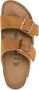 Birkenstock Bruine Suède Platte Sandalen Beige Dames - Thumbnail 4