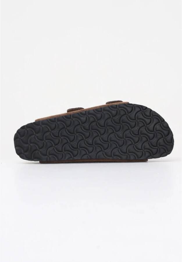 Birkenstock Bruine Suède Sandalen Casual Stijl