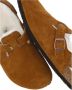 Birkenstock Bruine Suède Sandalen met Shearling Voering Brown Unisex - Thumbnail 9