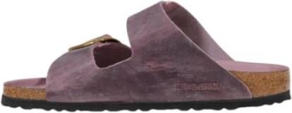 Birkenstock Bruine Velvet Gesp Sandalen