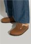 Birkenstock Boston Slippers Cognac Narrow Fit Unisex - Thumbnail 11