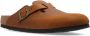 Birkenstock Boston Slippers Cognac Narrow Fit Unisex - Thumbnail 13