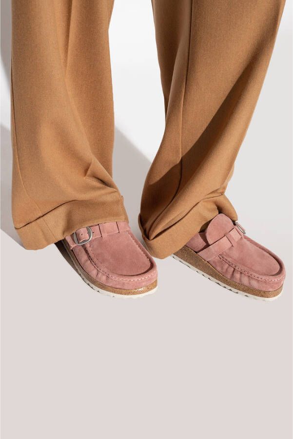 Birkenstock Buckley Shearling -glijbanen Roze Dames