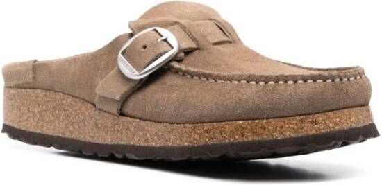 Birkenstock Buckley Slides en Thong Gray Dames