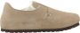 Birkenstock LONDON SHEARLING SUEDE LEATHER Dames pantoffelsHeren pantoffels Taupe - Thumbnail 15