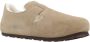 Birkenstock LONDON SHEARLING SUEDE LEATHER Dames pantoffelsHeren pantoffels Taupe - Thumbnail 15