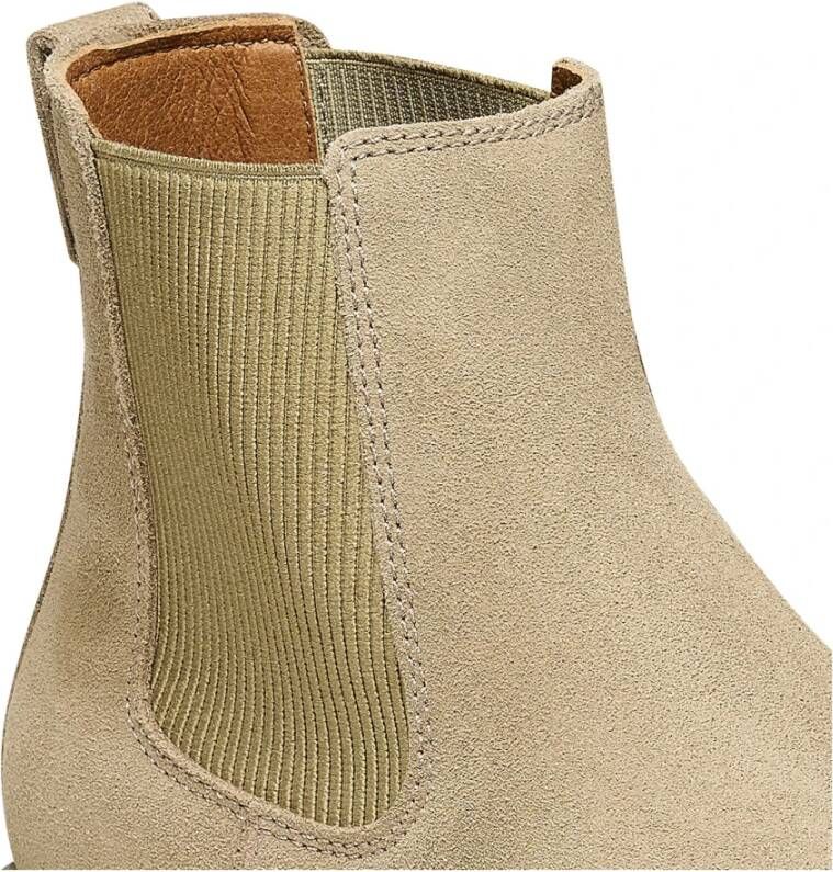 Birkenstock Chelsea Boots Beige Dames