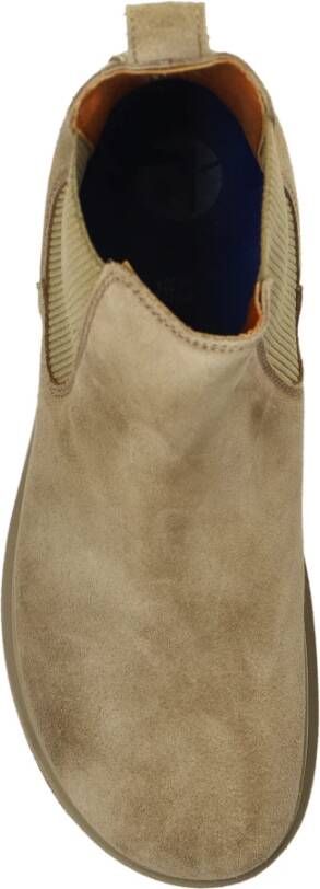 Birkenstock Chelsea Boots Highwood Slip On Beige Heren