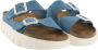 Birkenstock Chunky Sandaal met Gespen Blue Dames - Thumbnail 4