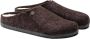 Birkenstock Wolvilt Slipper met Uitneembaar Voetbed Brown - Thumbnail 20