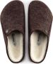 Birkenstock Wolvilt Slipper met Uitneembaar Voetbed Brown - Thumbnail 22