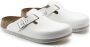 Birkenstock Klassieke Unisex Klomp Boston BS Wit Unisex - Thumbnail 3