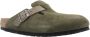 Birkenstock BOSTON SYNTHETICS Heren slippers Groen - Thumbnail 6