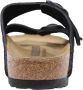 Birkenstock Zwarte Leren Sandalen Unisex Lage Stijl Black - Thumbnail 13