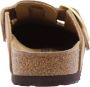 Birkenstock Comfortabele Knuppel Pantoffels voor Alledaags Gebruik Beige Dames - Thumbnail 11
